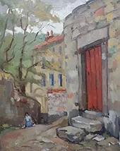 A Foreign Street By Abraham Fresco