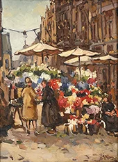 Flower Stall By Abraham Fresco