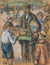 Street Vendor By Abraham Fresco