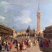 Piazza San Marco Venice c1760 By Francesco Guardi