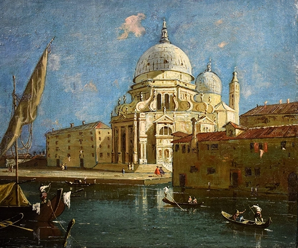 Venice Basilica Della Salute By Francesco Guardi