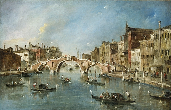 View on the Cannaregio Canal Venice By Francesco Guardi