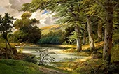Forest Lake By Alois Arnegger