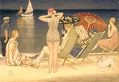 Parasols 1929 By Joseph Edward Southall