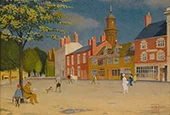 The Green at Banbury 1920 By Joseph Edward Southall
