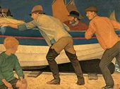 Up From the Sea 1920 By Joseph Edward Southall