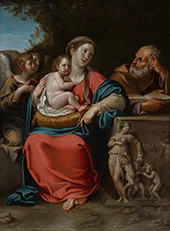 Rest on the Flight to Egypt By Francesco Albani
