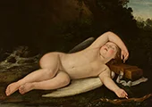 Sleeping Eros By Francesco Albani