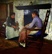 Some Poor People By Henry Herbert la Thangue