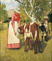 The First Meal c1894 By Henry Herbert la Thangue