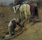 The Last Furrow 1895 By Henry Herbert la Thangue