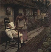 The Man with Scythe c1896 By Henry Herbert la Thangue