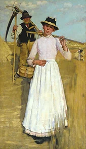 The Return of the Reapers 1886 By Henry Herbert la Thangue