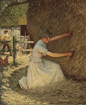 Tucking the Rick By Henry Herbert la Thangue