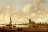 View of Dordrecht 1645 By Jan van Goyen