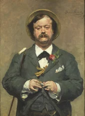Portrait of the Painter Pieter Oyens By David Oyens