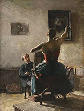 The Pose 1889 By David Oyens