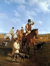 Portrait of Lord Rivers and Friends By Jacques-Laurent Agasse