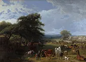 Lord Rivers's Stud Farm Stratfield Saye 1807 By Jacques-Laurent Agasse