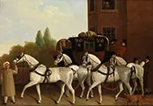 Edinburgh and London Royal Mail 1849 By Jacques-Laurent Agasse