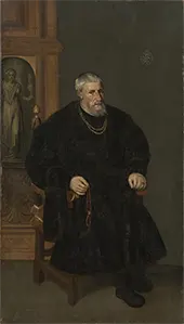 Portrait of Wilhelm der Altere 1548 By Lambert Sustris