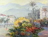 Strada Romana, Bordighera 1884 By Claude Monet