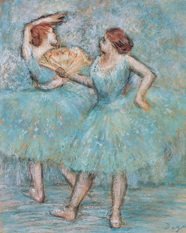 Two Dancers c1905 By Edgar Degas