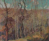 A Silvery Tangle 1921 By Franklin Carmichael