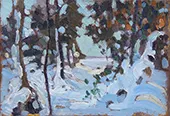 Early Snow 1915 By Franklin Carmichael