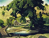 Farm Haliburton 1940 By Franklin Carmichael