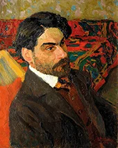 Portrait of a Man 1909 By Umberto Boccioni