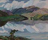 Reflections La Cloche Hills c1936 By Franklin Carmichael