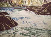 White Water By Franklin Carmichael