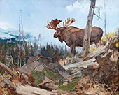 Alaskan Wilderness By Carl Rungius