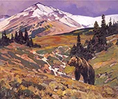 Grizzly Bear By Carl Rungius