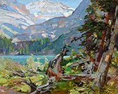 Lake O'Hara By Carl Rungius