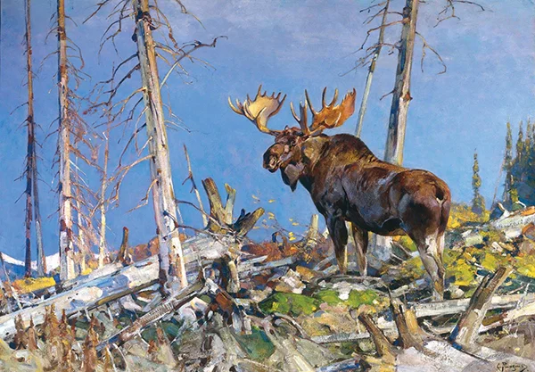 Northern King 1926 By Carl Rungius