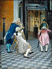 Art Connoisseurs in the Louvre 1879 By Gunnar Berndtson
