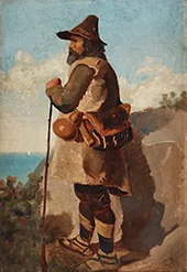 Man on a Cliff By Gunnar Berndtson