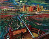 Night Ferry, Vancover 1937 By Frederick Varley
