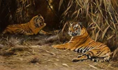 Tigers in the Jungle By Wilhelm Kuhnert