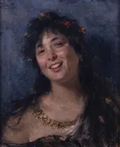 Laughing Woman 1904 By Joan Brull