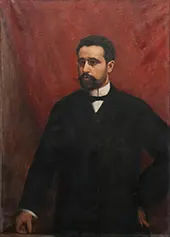 Man's Portrait By Joan Brull