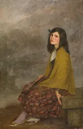 Young Gypsy Woman 1910 By Joan Brull