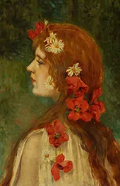 Nymph in Profile By Joan Brull