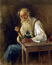 Old Man with his Glories 1887 By Joan Brull