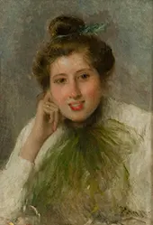 Portrait of a Woman By Joan Brull