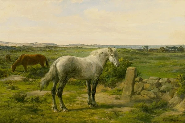 Horses near the Seaside By Rosa Bonheur