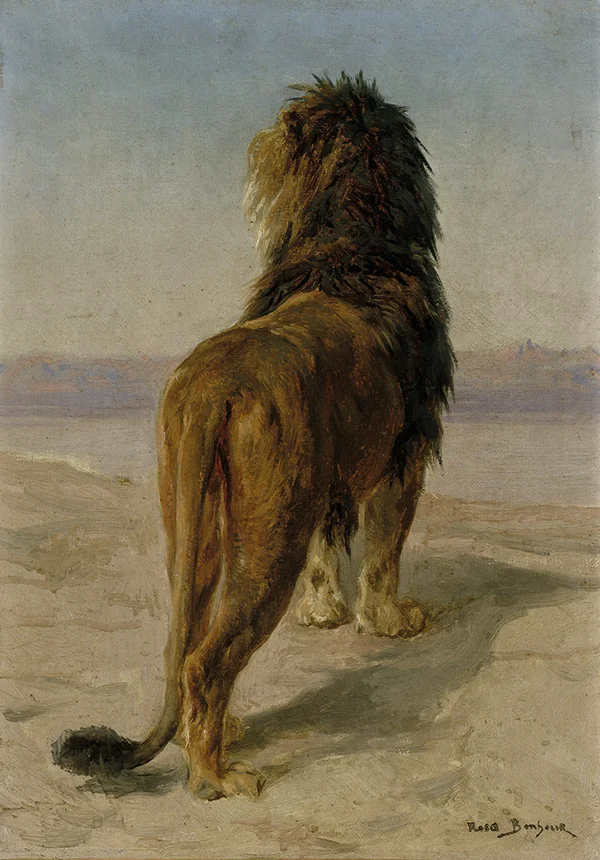 Lion the Lookout By Rosa Bonheur