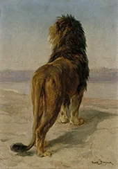 Lion the Lookout By Rosa Bonheur